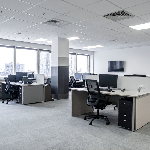 Rent kontor efter städhjälp