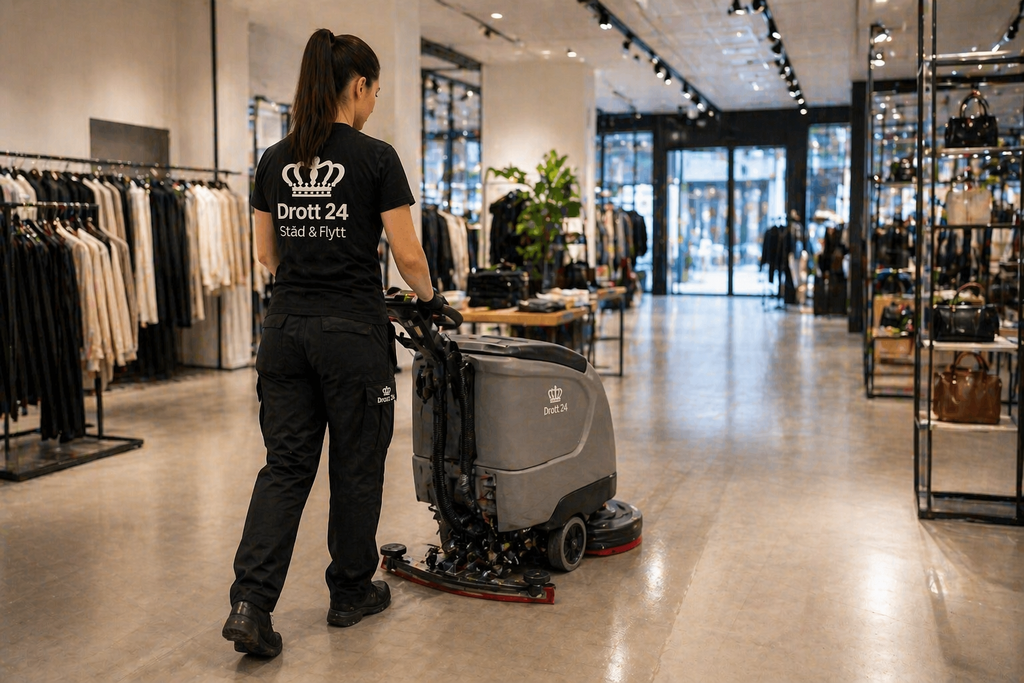Golvvård för företag – professionell rengöring, behandling och underhåll