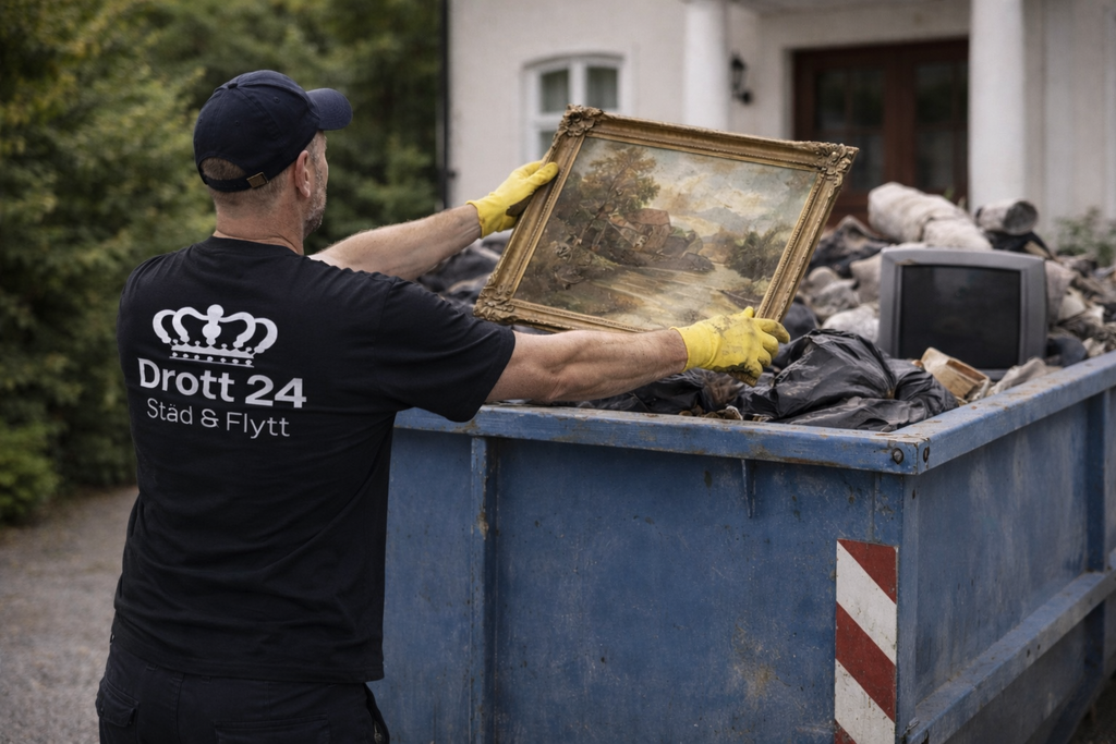 Börja med att planera tömningen av dödsboet