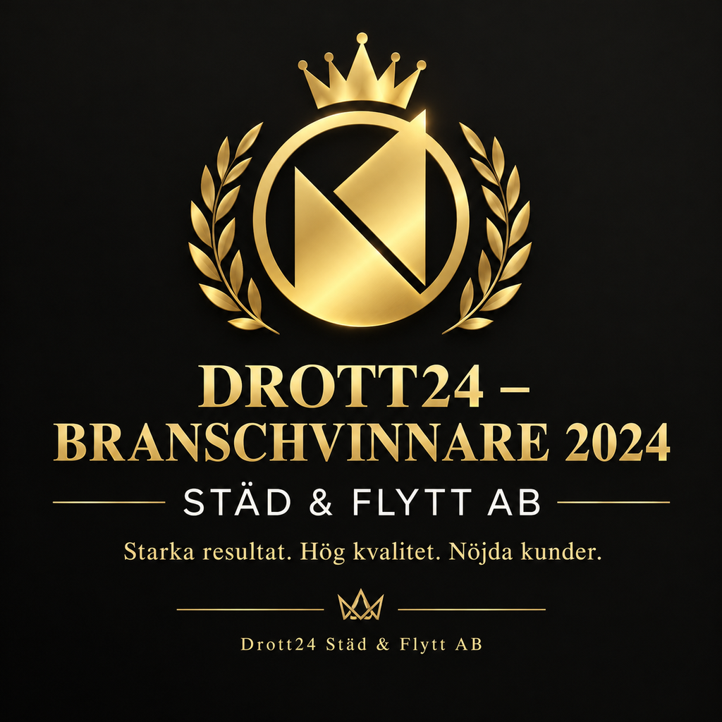Drott24 Städ & Flytt AB utsedd till Branschvinnare 2024